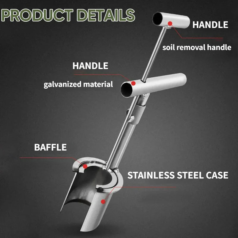 Plant and fruit tree seedling transplanter - Gardening Tools Kit