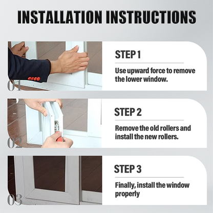 🔥80/88 Zinc Alloy Pulley for PVC Windows & Doors (PACK OF 8)